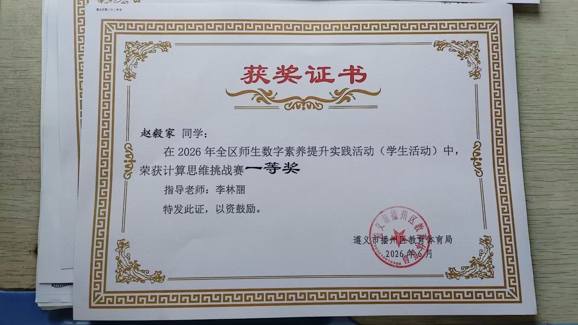 2026年全区师生数字素养提升实践活动