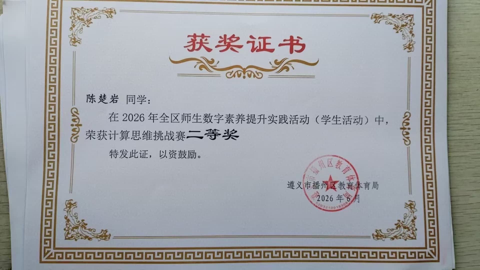 2026年全区师生数字素养提升实践活动